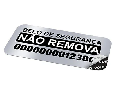 lacre de segurança void