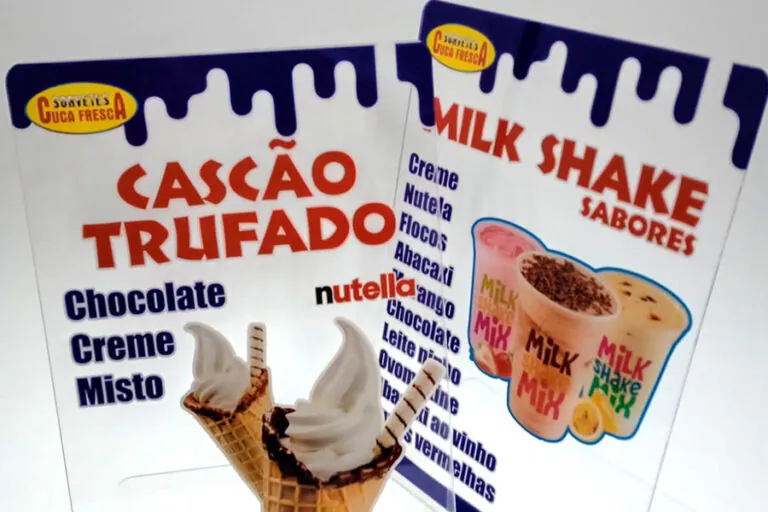 display acrílico
