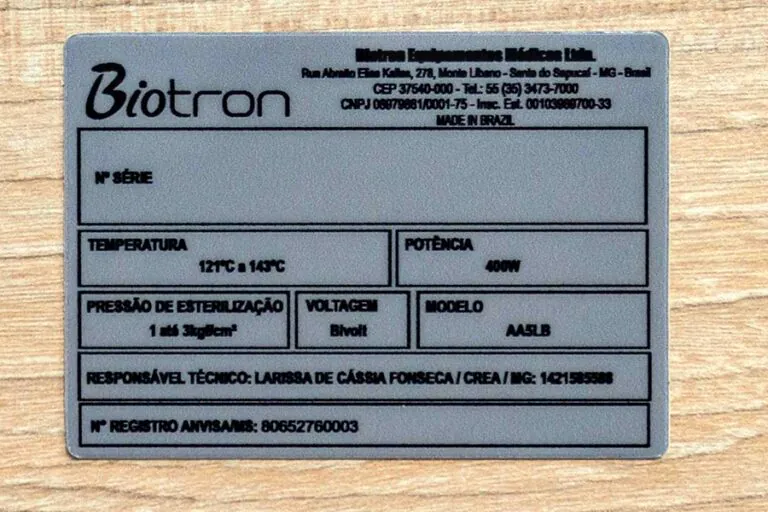 etiqueta técnica