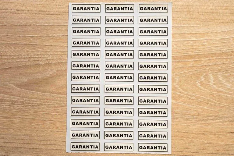 lacre de garantia