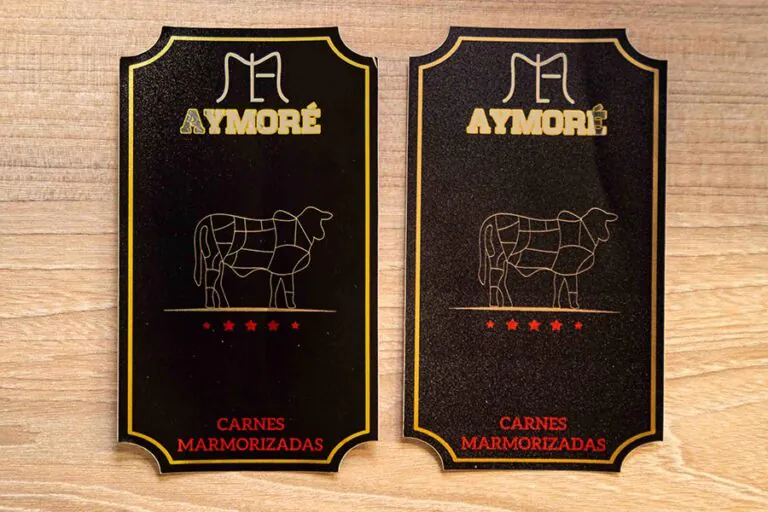 rótulo para embalagem de carne