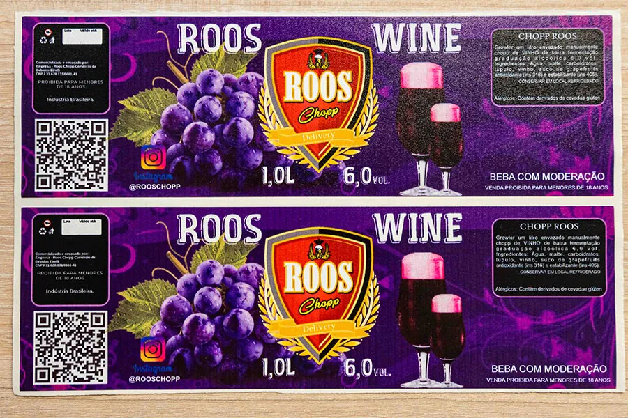 Rótulos para produtos