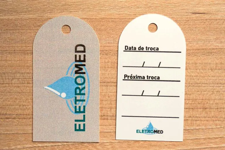 tag frente e verso