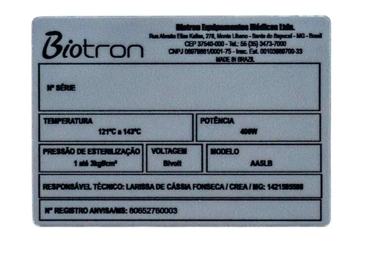 etiqueta técnica