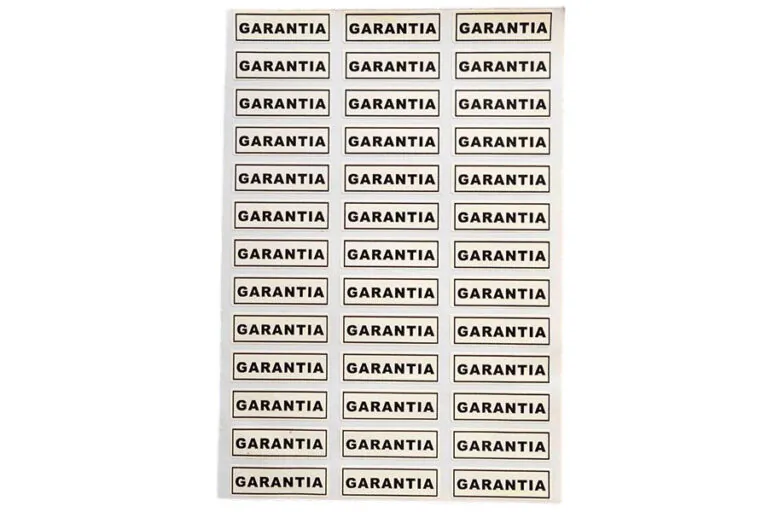 lacre de garantia