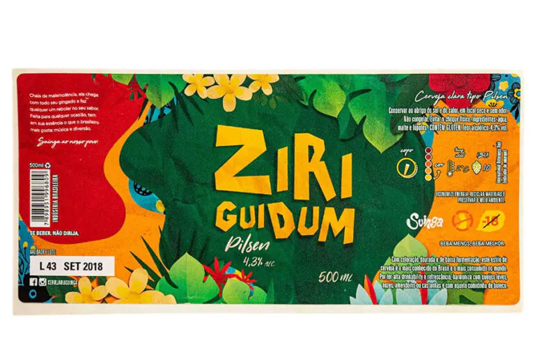 rótulo para cerveja